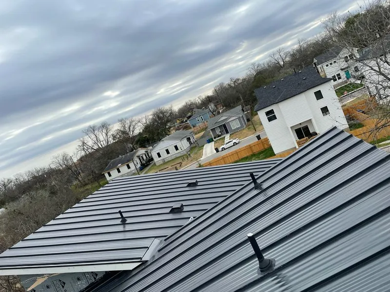Standing seam metal roof panels with vents for Skylight Repair in Greensburg